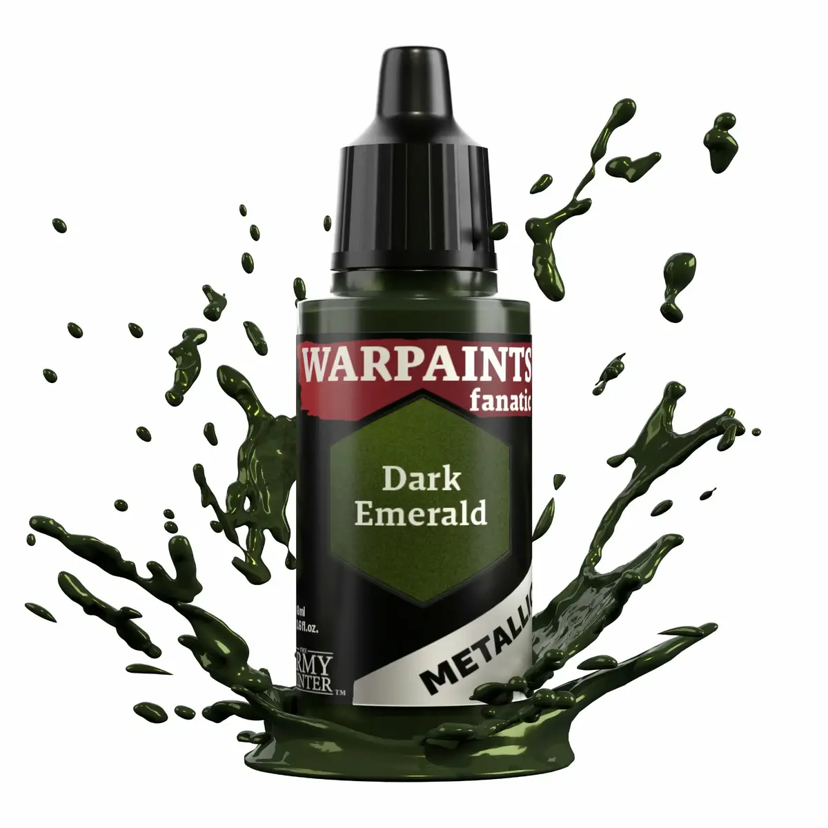 Army Painter Warpaints Fanatic Metallic Dark Emerald krāsa Photo 2