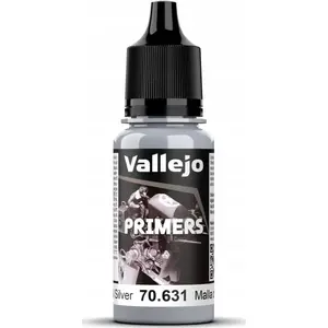 Грунтовка-краска VALLEJO 70.631 Chainmail Silver (18 мл) - базовое покрытие с металлическим эффектом