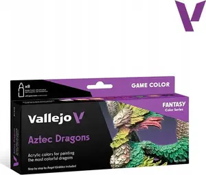 Akriila krāsu komplekts VALLEJO Game Color Aztec Dragons 8×18 ml (72.195)