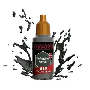Akrila krāsa Army Painter Air Unforgiven Green 18 ml — šķidra akrila krāsa