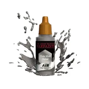 Akrila krāsa Army Painter Air Plate Mail Metal 18 ml — pelēka