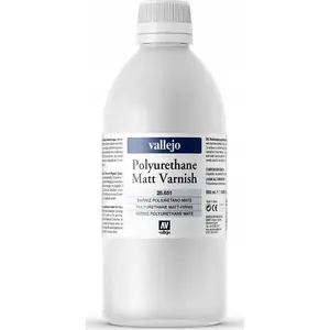 Varnish VALLEJO Matt Polyurethane Varnish 500 ml — water-based protective finish