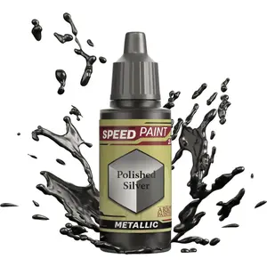 Paint - Army Painter Speedpaint Metallic 2.0 Polished Silver (2016359)