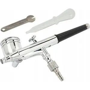 Aerografs Rockforce RF-SL150B, sprausla 0,3 mm, tilpums 6 ml, sānu trauks