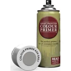 Грунтовочная краска для миниатюр Army Painter Colour Primer — Ash Grey (спрей-грунт)