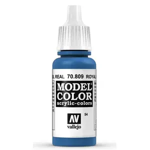 Akrila krāsa pudelītē VALLEJO 70.809 Royal Blue, 17 ml