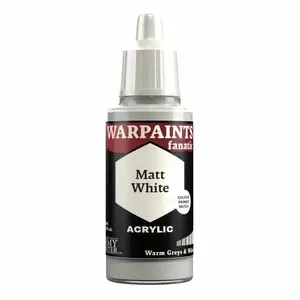 Akrila krāsa Army Painter Warpaints Fanatic Matt White — 1 gab., šķidra balta