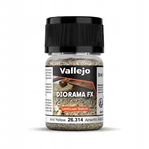 VALLEJO Diorama FX Landscape Textures Arid Yellow 1–2 mm granules