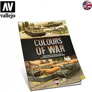 Book VALLEJO Colours of War — Vallejo 75.013 art book on military paint schemes