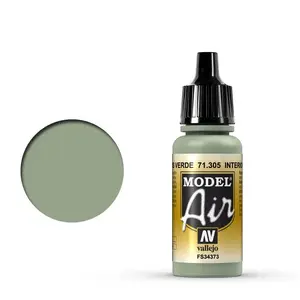 Akrila krāsa VALLEJO 71.305 Green Bottle 17 ml (Interior Grey Green)