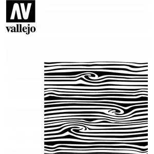 Stencil set VALLEJO Stencils - Wood Texture 2 for scale models and miniature basing