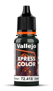 Akrila krāsa VALLEJO 72.418 — zaļa, šķidra, 18 ml