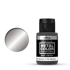 Acrylic paint VALLEJO 77.721 Grey (Burnt Iron) 32 ml bottle