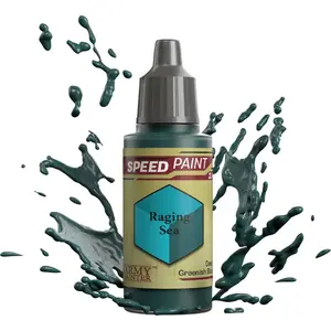Krāsa Army Painter Speedpaint 2.0 Raging Sea — akriliskā miniaturu krāsa, 18 ml pudele