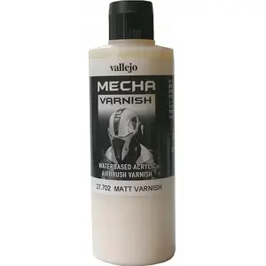 Матовый лак в аэрозоле 200 мл VALLEJO Mecha Matt Varnish для моделей и миниатюр
