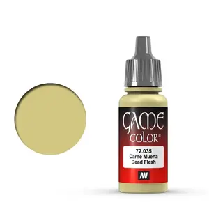 Akrila krāsa VALLEJO Dead Flesh 17 ml — Flesh tonis, pudelīte ar dozatoru