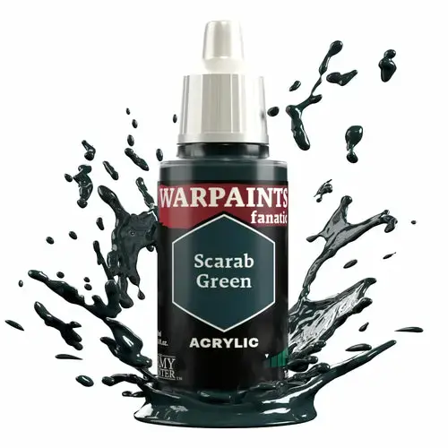 Akrila krāsa Army Painter Warpaints Fanatic Scarab Green Photo 2