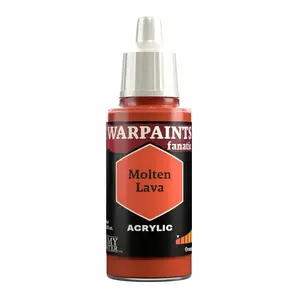 Akrila krāsa Army Painter Warpaints Fanatic Molten Lava — oranža, šķidra, 1 gab.