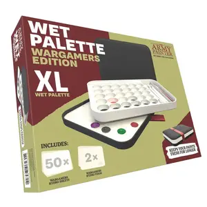 Plastic Paint Palette Army Painter TL5057P — White, 276×198 mm, for Acrylic Paint