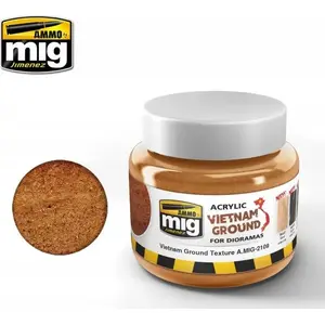 Acrylic Mud for Dioramas VALLEJO Vietnam Ground 250 ml