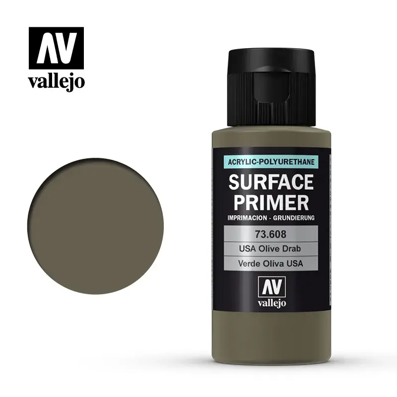VALLEJO 70.608 Olive акриловая краска 60 мл Photo 2
