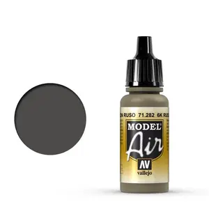 Akrila krāsa VALLEJO 71.282 Brūna 17 ml — šķidra, bez šķīdinātāja