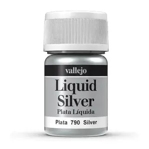 Краска VALLEJO Vallejo Silver спиртовая краска 35 мл, жидкий серебристый цвет