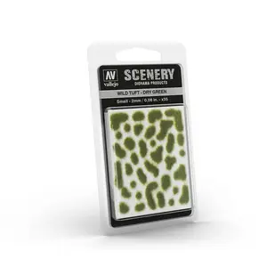 Scale model scenery accessory VALLEJO SC401 — green scenic foliage for dioramas and model landscapes