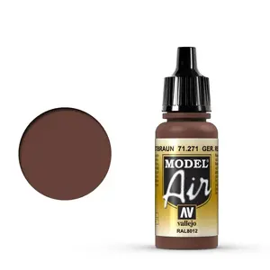 Akrila krāsa VALLEJO 71.271 (German Red Brown) 17 ml pudelē