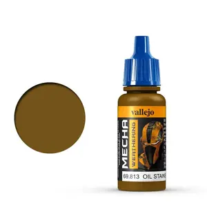 Akriļkrāsa pudelē VALLEJO 69.813 Brūns (Oil Stains) 17 ml