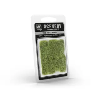 Scale model scenery accessory VALLEJO SC428 green part for dioramas and model layouts