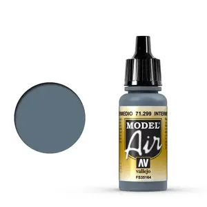 Acrylic paint VALLEJO 71.299 Blue Bottle, Intermediate Blue, 17 ml