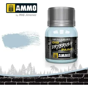 Paint VALLEJO Vallejo Ammo DIO Drybrush Light Blue – acrylic drybrush paint for models