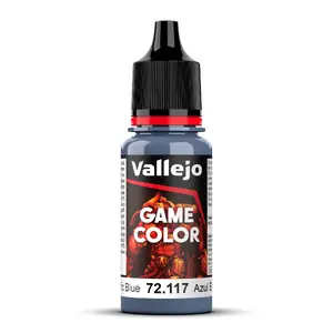 Acrylic paint VALLEJO 72.117 Blue 18 ml liquid bottle