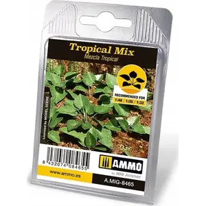 Paint Set VALLEJO Vallejo Ammo Plants - Tropical Mix foliage pigments for scale models and dioramas