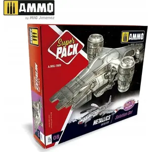Paint Set VALLEJO Vallejo Ammo Super Pack - Metallics Solution Set (MPN 2019006)