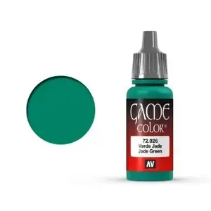 Akrila krāsa VALLEJO Jade Green 17 ml — šķidra modelēšanas krāsa