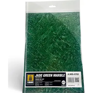 Набор декалей VALLEJO Jade Green Marble круглые вырезные (2 шт.)