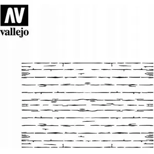 Stencil set VALLEJO Wood Texture 1 – reusable painting stencil for wood grain effects