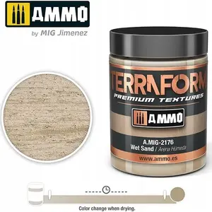 Paint Set VALLEJO Vallejo Ammo: Terraform Premium Textures - Wet Sand