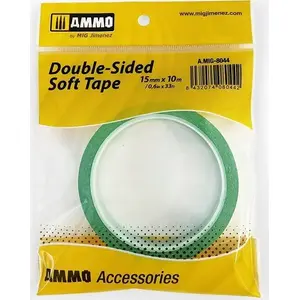 Masking Tape VALLEJO Double-Sided Soft Tape 3 mm x 33 m