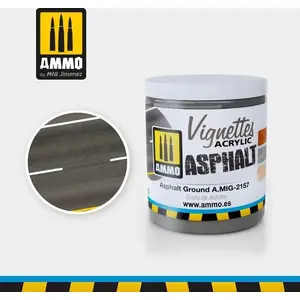 Acrylic Mud Vignettes Asphalt Ground 100 ml — VALLEJO Ammo