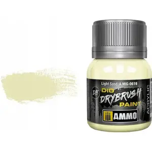 Krāsa VALLEJO Ammo: DIO Drybrush - Light Sand (drybrush krāsa diorāmām un modeļiem)