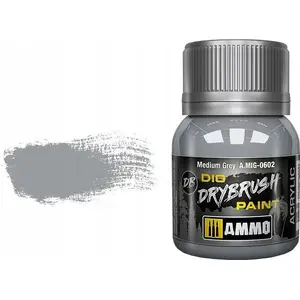 Krāsa VALLEJO Vallejo Ammo DIO Drybrush Medium Grey (2018638)