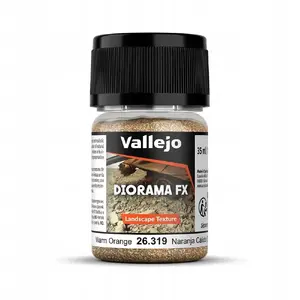 VALLEJO Diorama FX Landscape Textures Warm Orange (0.5–1 mm) - 26.319