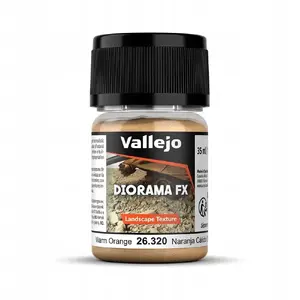 VALLEJO Diorama FX Landscape Textures Warm Orange (1–2 mm) - 26.319