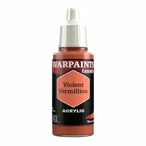 Akrila krāsa Army Painter Warpaints Fanatic Violent Vermilion, šķidra sarkana, 1 gab