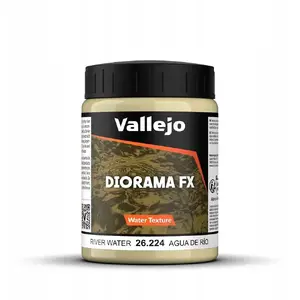 VALLEJO Diorama FX Water Textures River Water 200 ml — Water effect medium for scale models