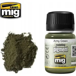 Paint pigment, VALLEJO Vallejo Ammo Modelling Pigment Army Green 35 ml