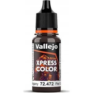Akrila krāsa VALLEJO Xpress Color Mahogany, pudele 18 ml
